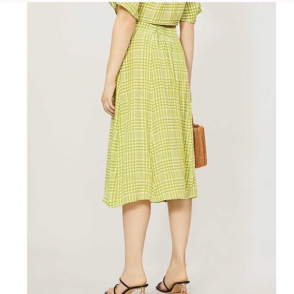 NWT FAITHFULL THE BRAND High-waist Midi Skirt - Picture 10 of 14